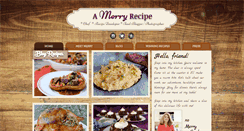 Desktop Screenshot of amerryrecipe.com